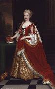 Sir Godfrey Kneller Portrait of Caroline Wilhelmina of Brandenburg France oil painting artist